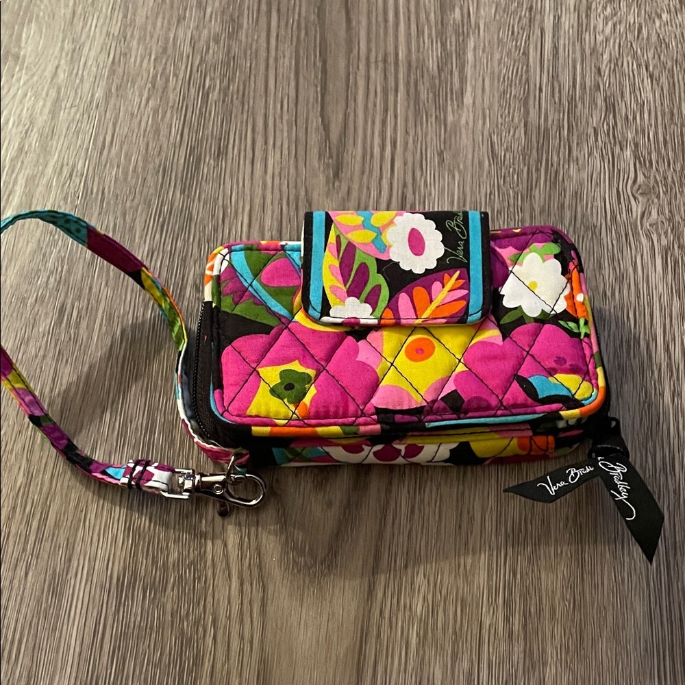 Vera Bradley Multicolor Floral Wristlet